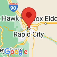 Map of Rapid City, SD US